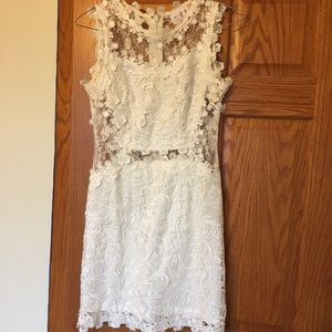 Large. White formal dress